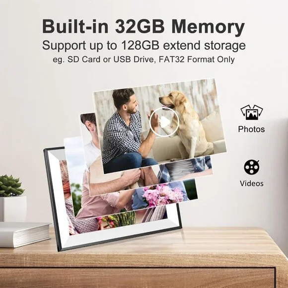 Frameo 10.1" Digital Photo Frame 32GB - Picture 7 of 11